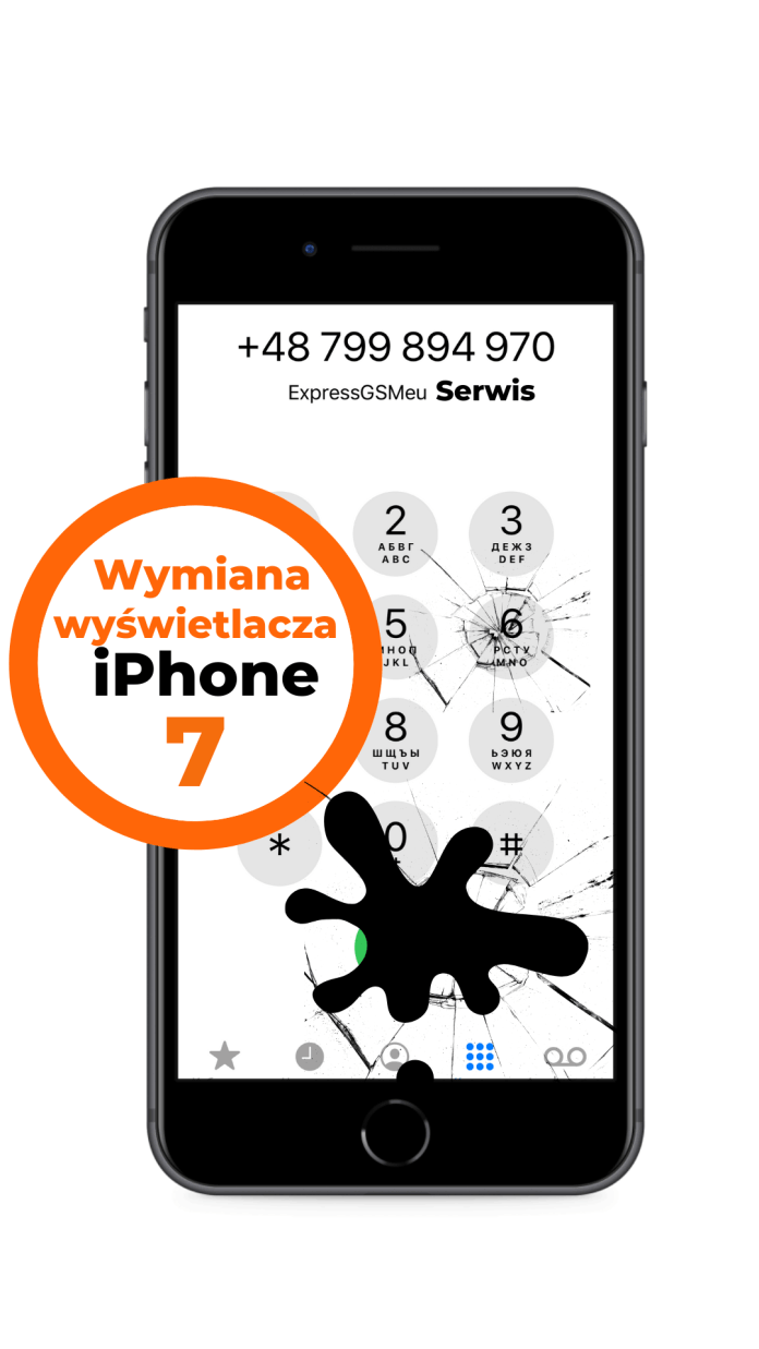 Wymiana wyświetlacza w iPhone 7