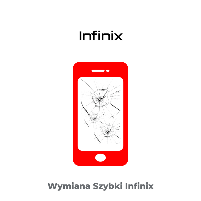 Wymiana szybki Infinix