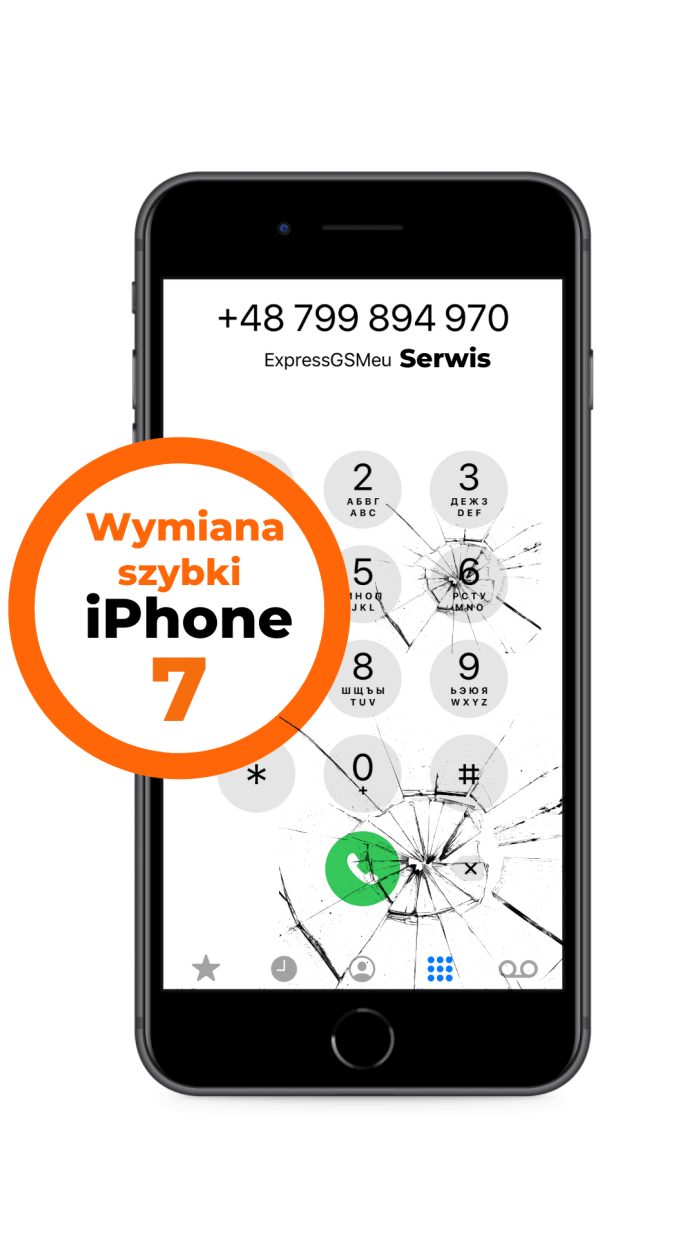 Wymiana szybki iPhone 7