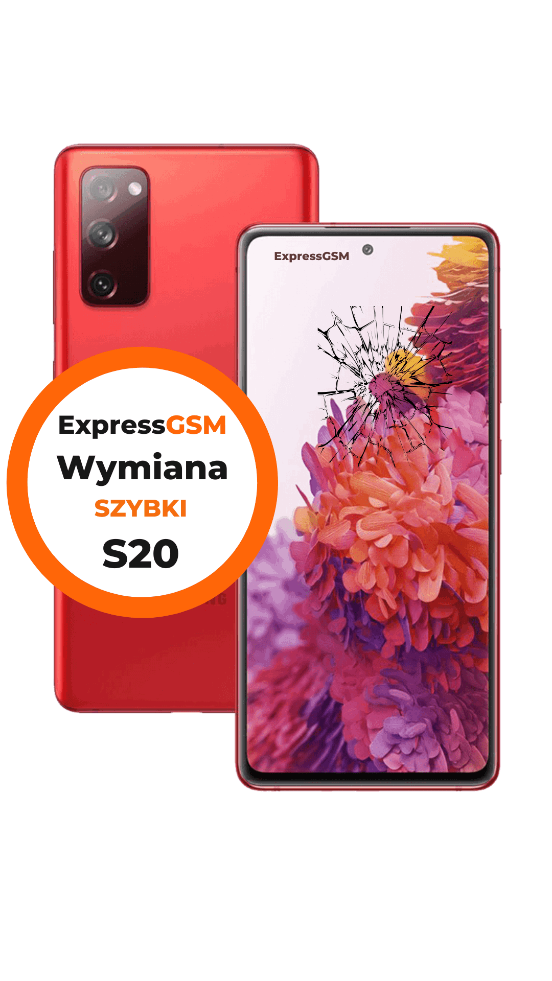 Wymiana szybki Samsung S20