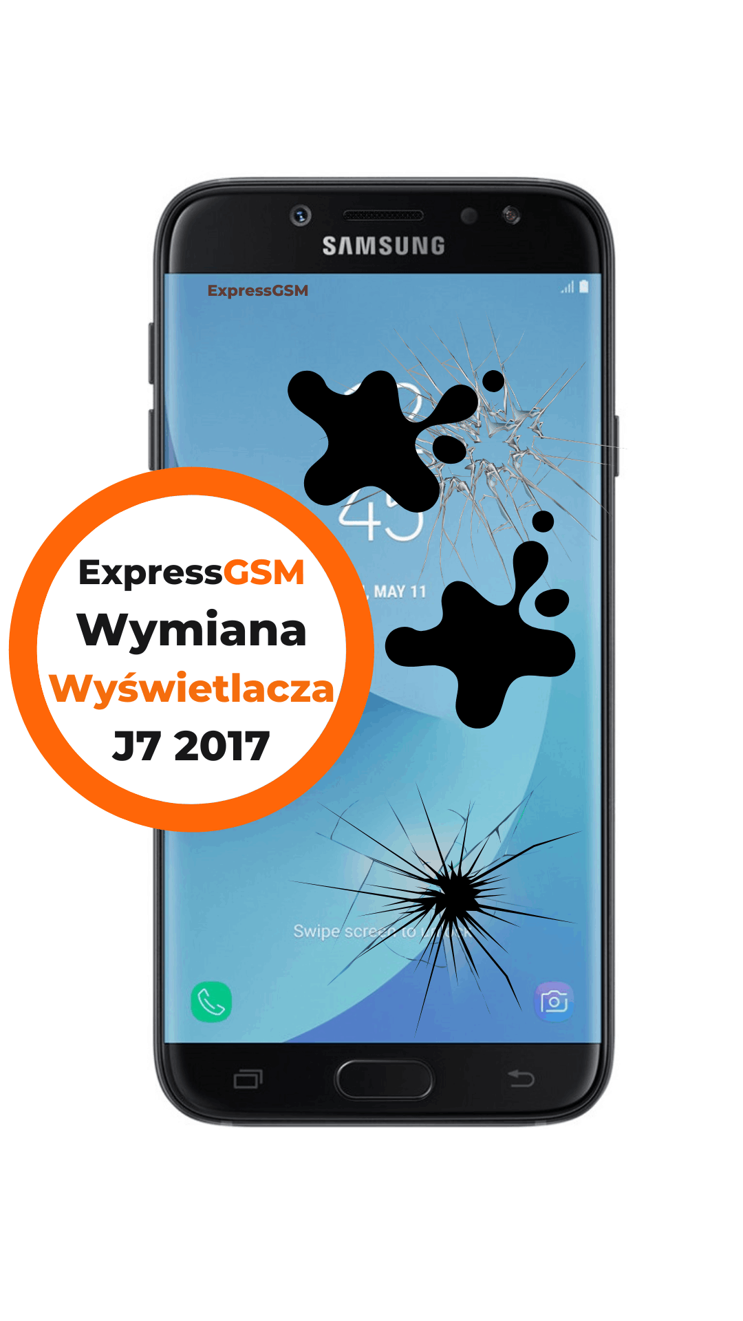Wymiana wyświetlacza Samsung J7 2017