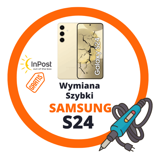 Wysyłkowa wymiana szybki Samsung S24