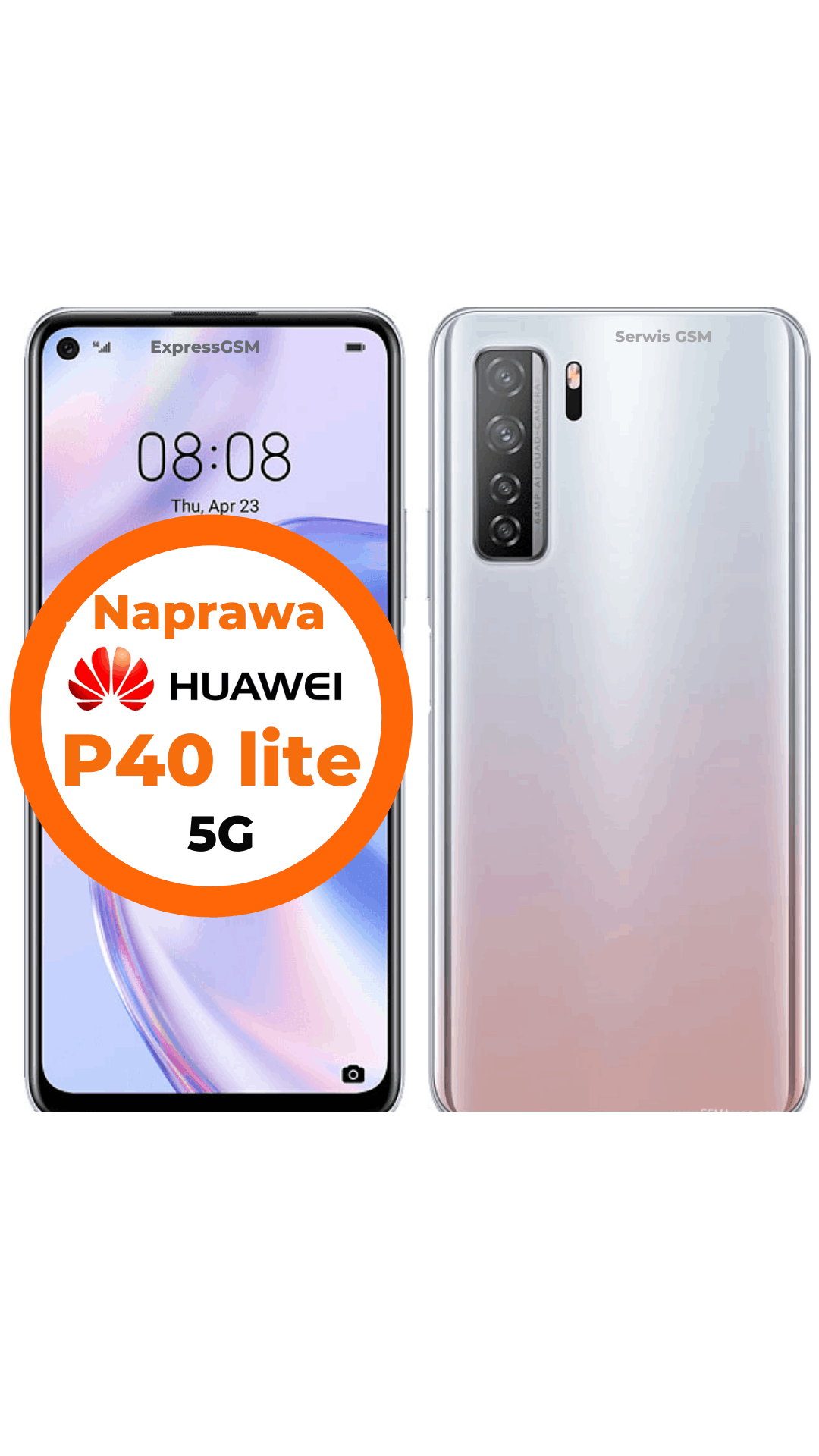 Wymiana baterii Huawei P40 lite 5G Warszawa Naprawa Huawei P40 lite 5G