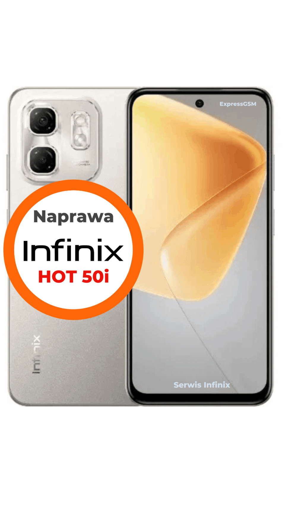 Wymiana szybki Infinix Hot 50i w ExpressGSM Warszawa