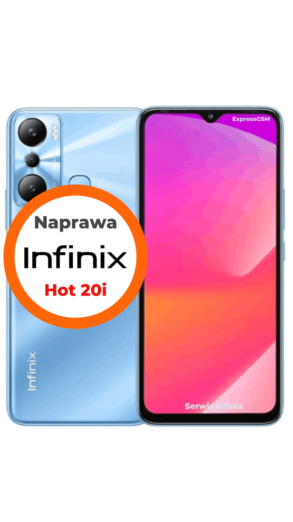Wymiana szybki Infinix Hot 20i w serwisie ExpressGSM Warszawa