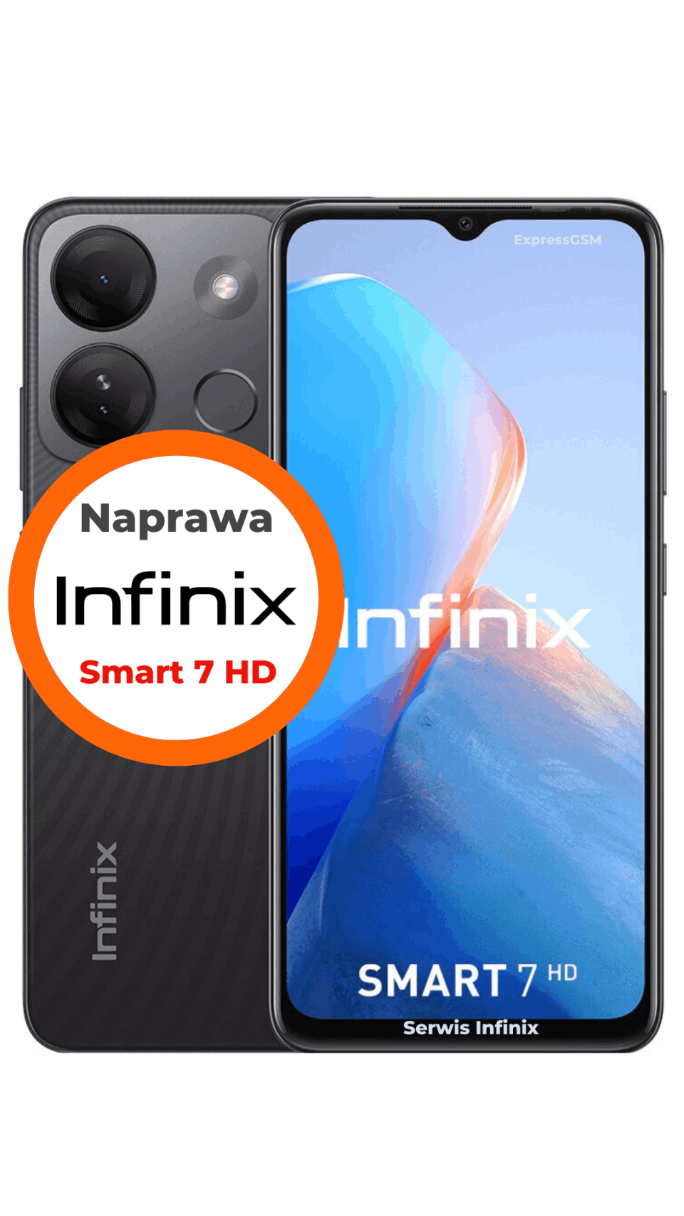 Wymiana szybki Infinix Smart 7 HD w serwisie ExpressGSM Warszawa