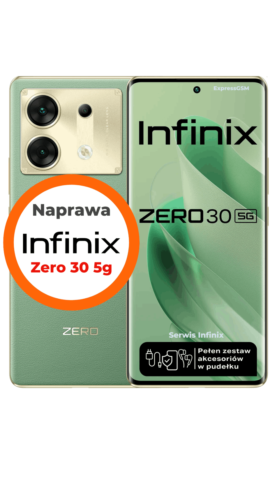 Wymiana szybki Infinix Zero 30 5G w Warszawie ExpressGSM