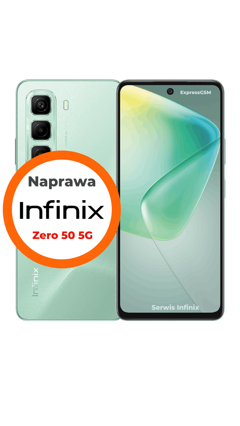 Wymiana szybki Infinix Zero 50 5G w serwisie ExpressGSM Warszawa