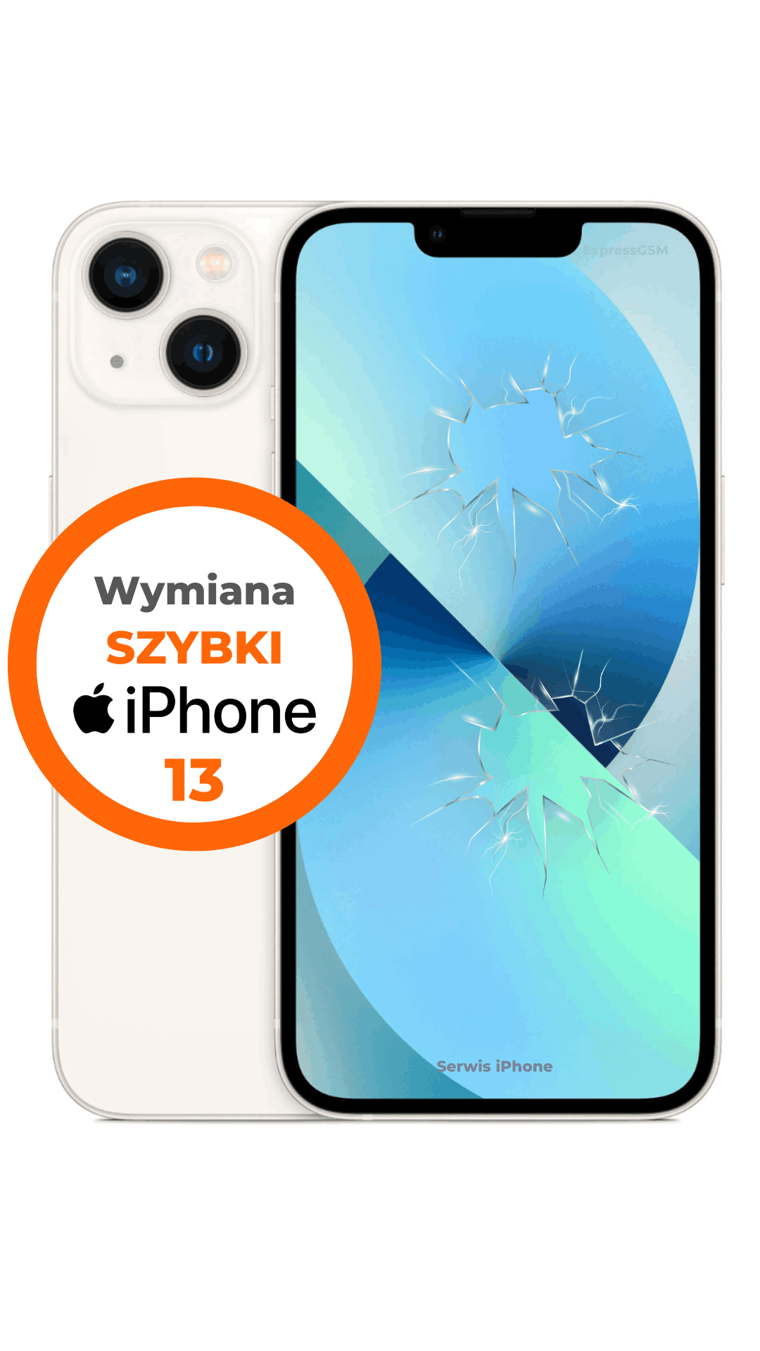 Wymiana szybki iPhone 13 Warszawa