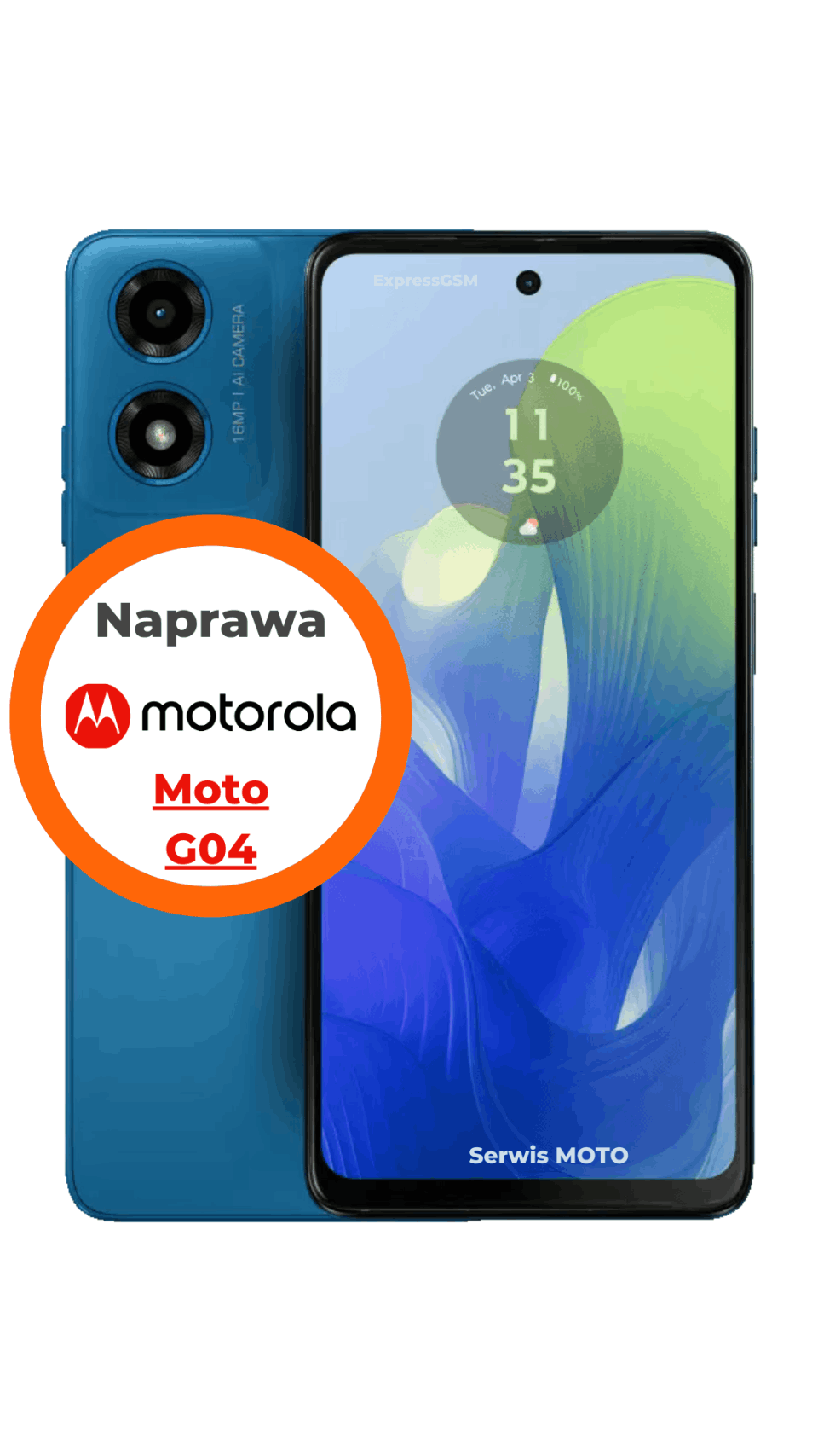 Naprawa Motorola G04 – wymiana szybki w Warszawie