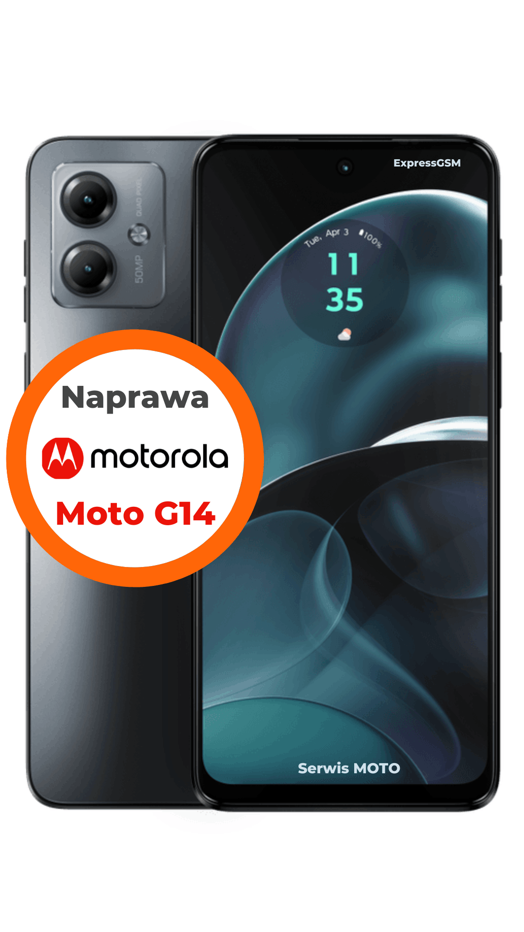 Naprawa Motorola Moto G14 – wymiana szybki w serwisie Warszawa