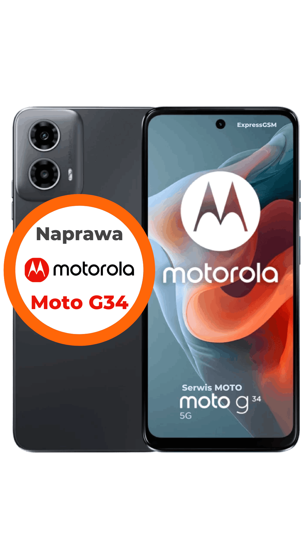 Naprawa Motorola Moto G34 – wymiana szybki w serwisie Warszawa