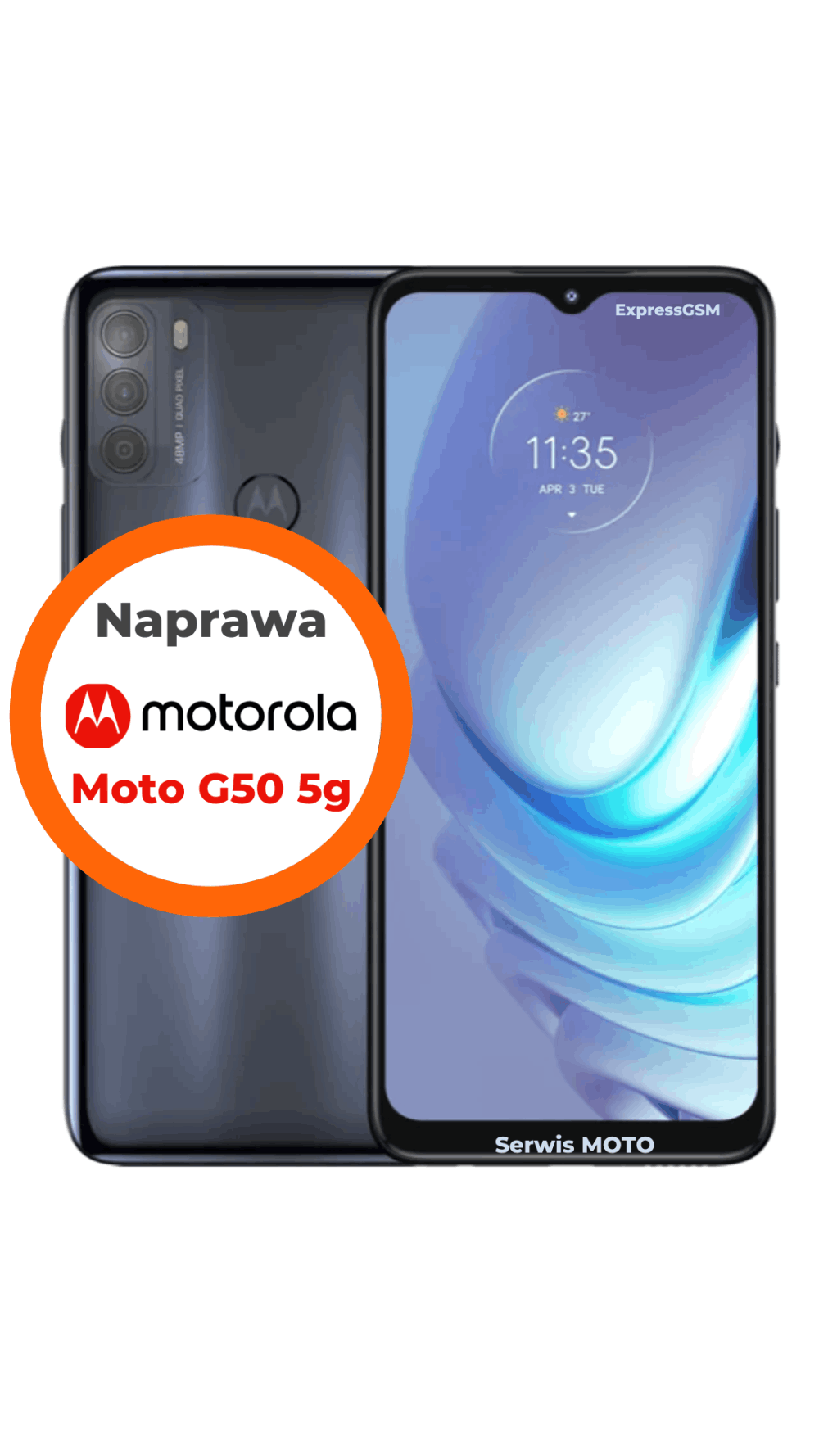 Naprawa Motorola Moto G50 5G – wymiana szybki w serwisie Warszawa
