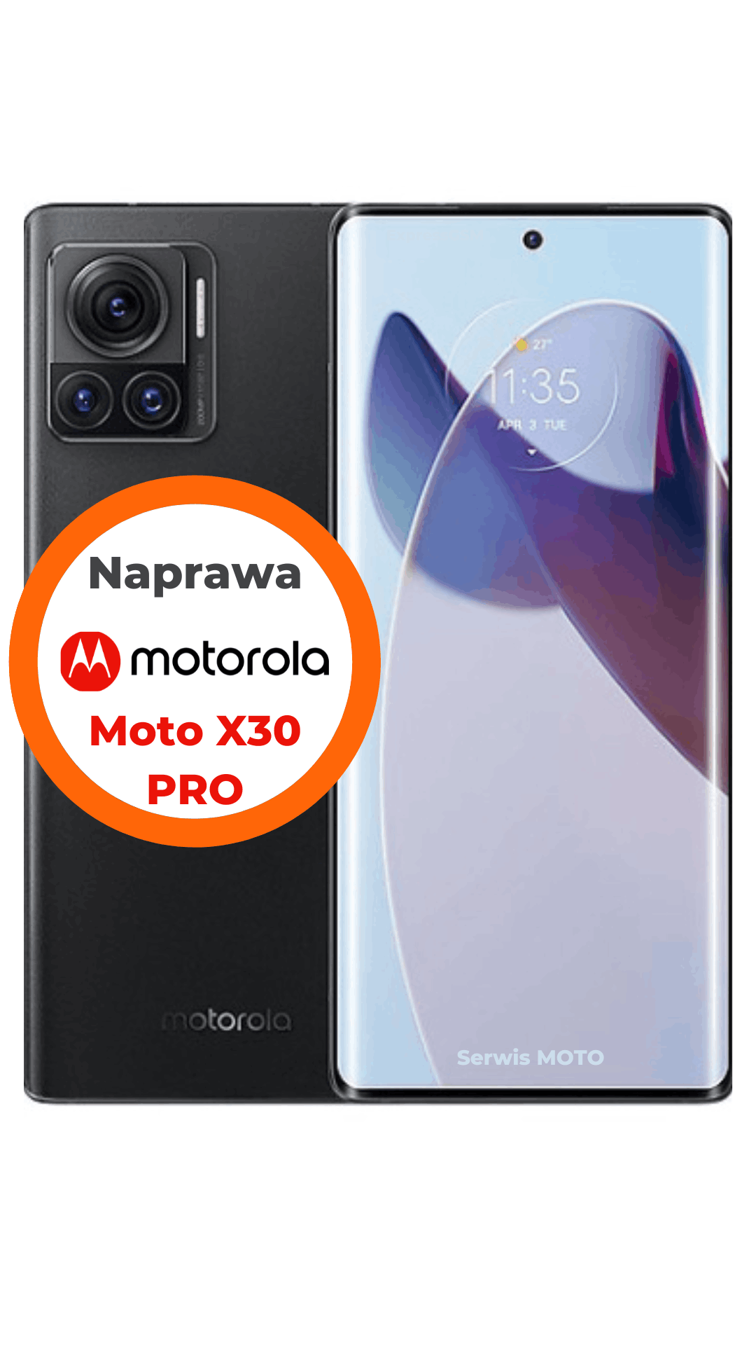 Naprawa Motorola X30 Pro – wymiana szybki w serwisie Warszawa