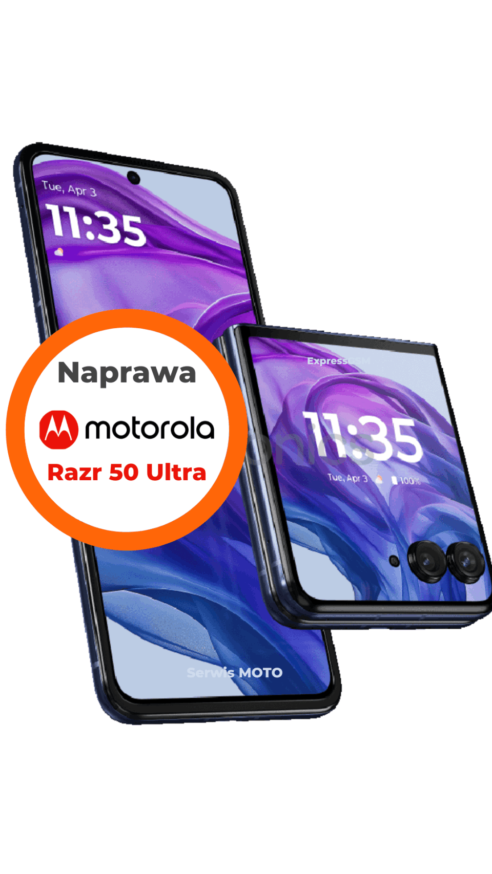 Naprawa Motorola Razr 50 Ultra – wymiana szybki w Warszawie