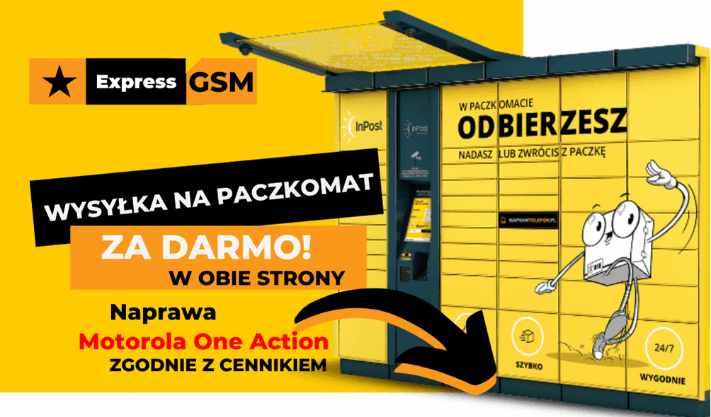 Naprawa Motorola One Action cennik