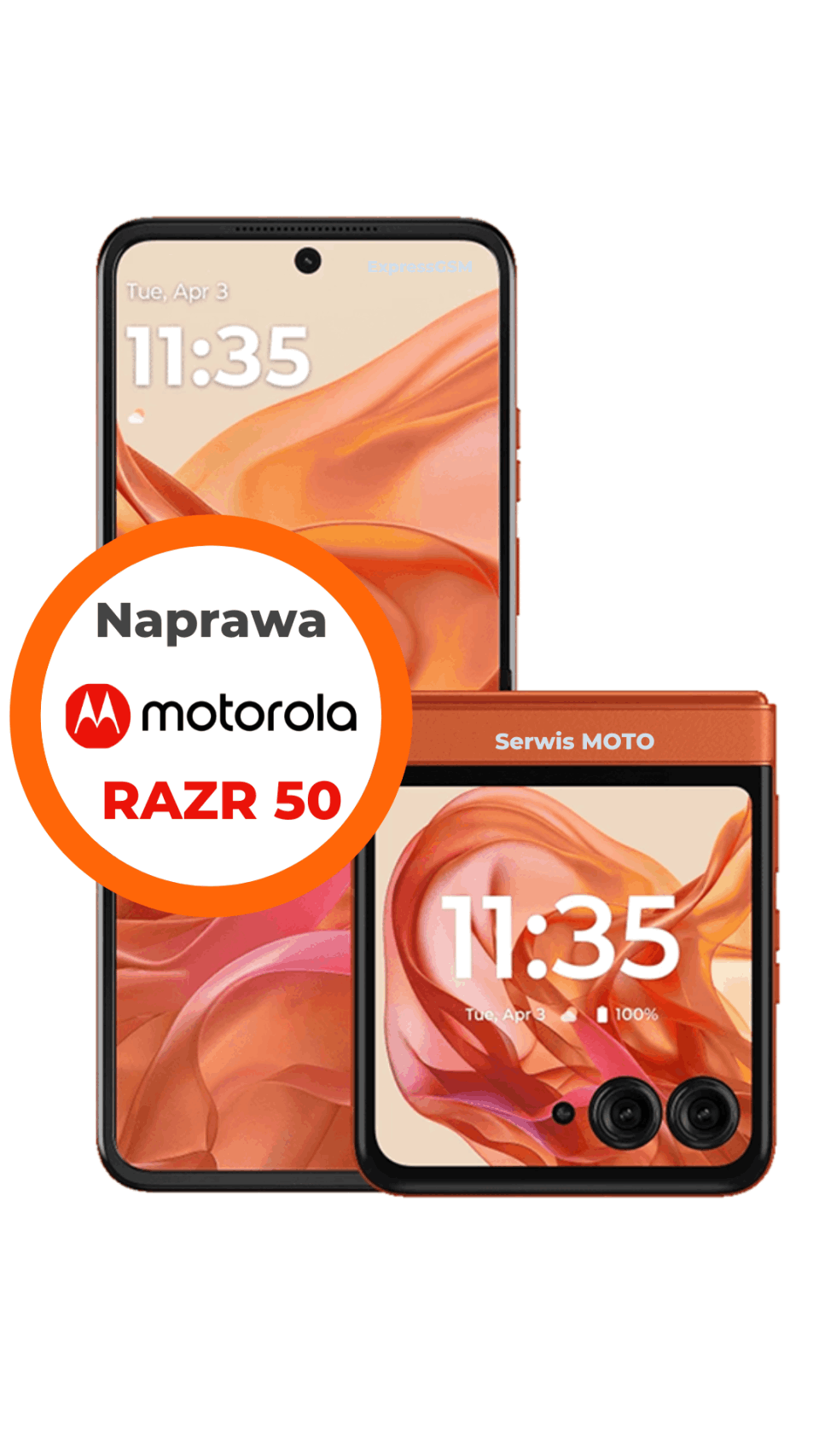 Naprawa Motorola Razr 50 – wymiana szybki w serwisie Warszawa