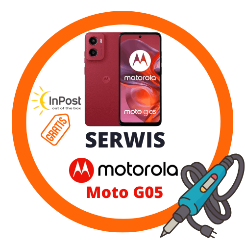 Serwis Motorola G05 – naprawa ekranu wewnętrznego i zawiasu