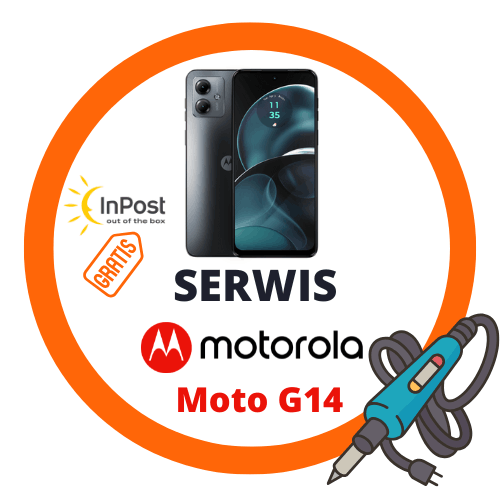 Serwis Moto G14 – test ekranu i audio po naprawie
