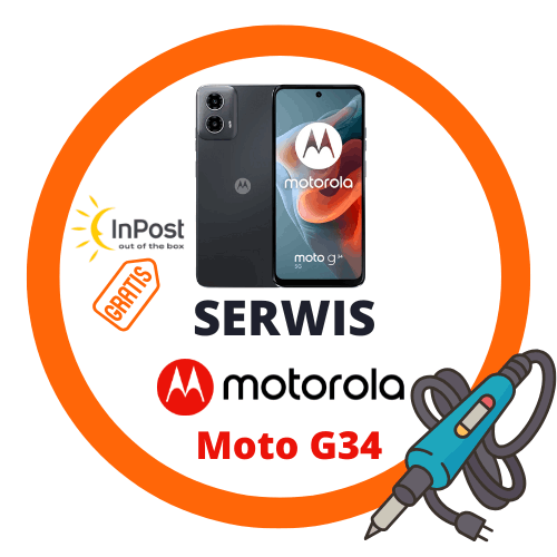 Serwis Moto G34 – test ekranu i mikrofonu po naprawie