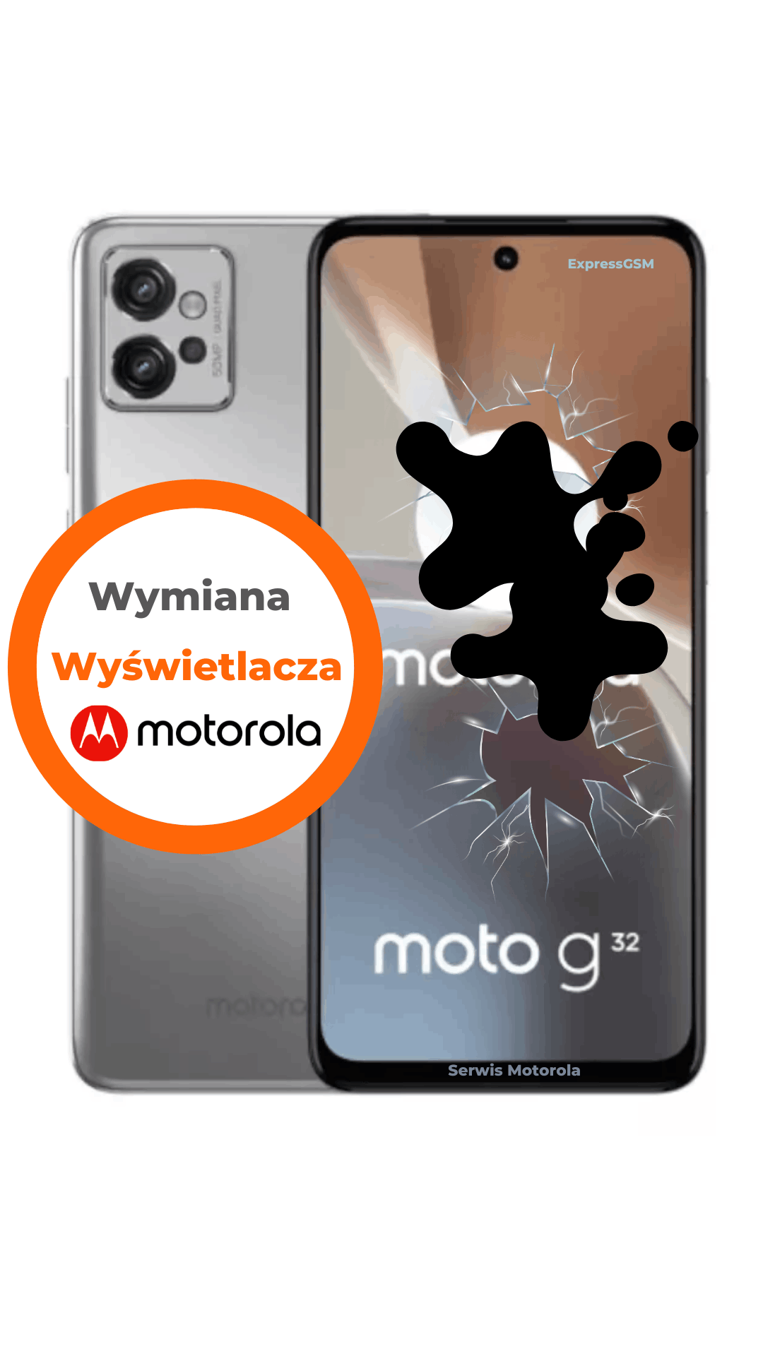 Wymiana wyświetlacza Motorola Warszawa