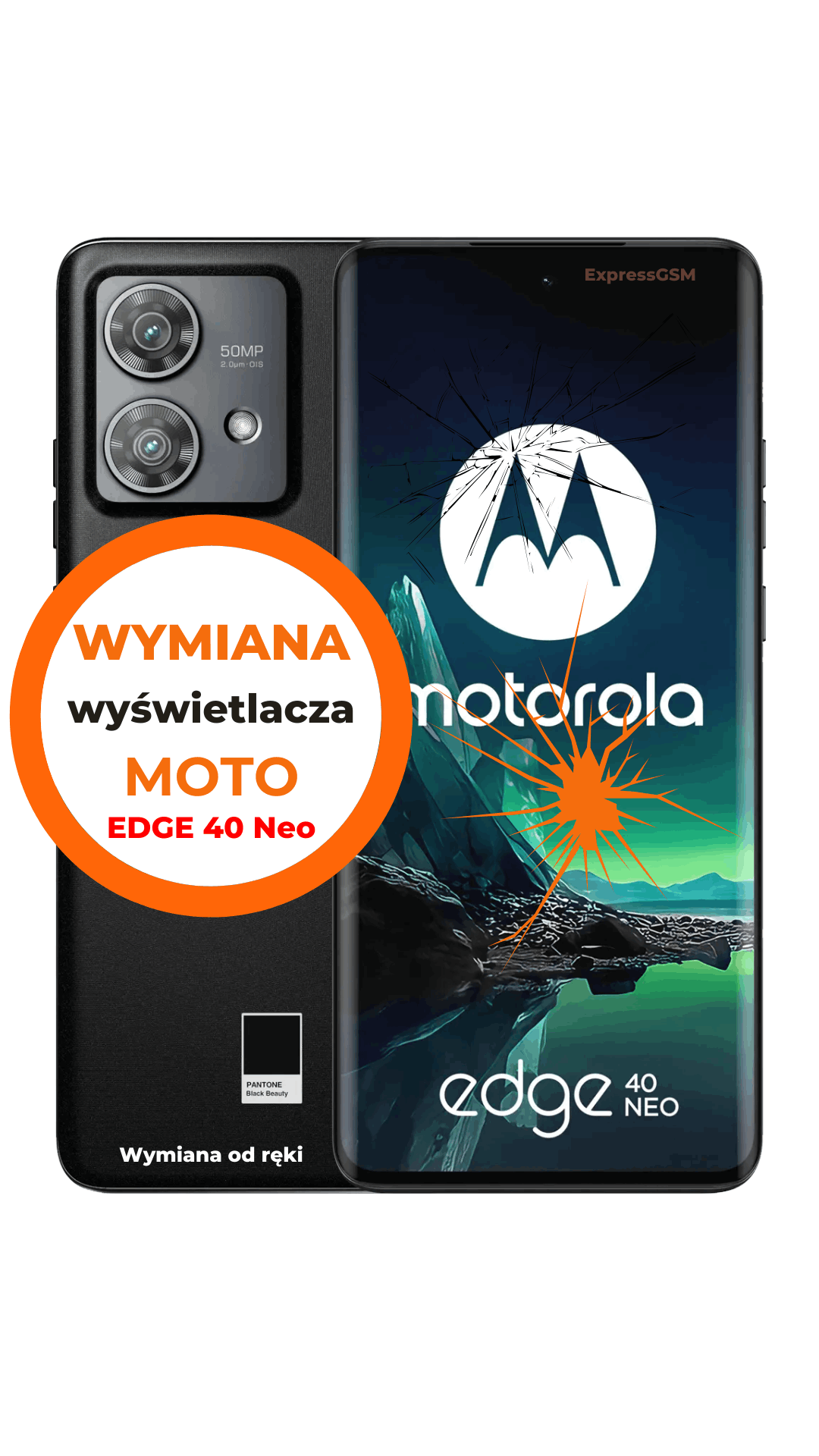 wymiana wyświetlacza Motorola EDGE 40 NEO