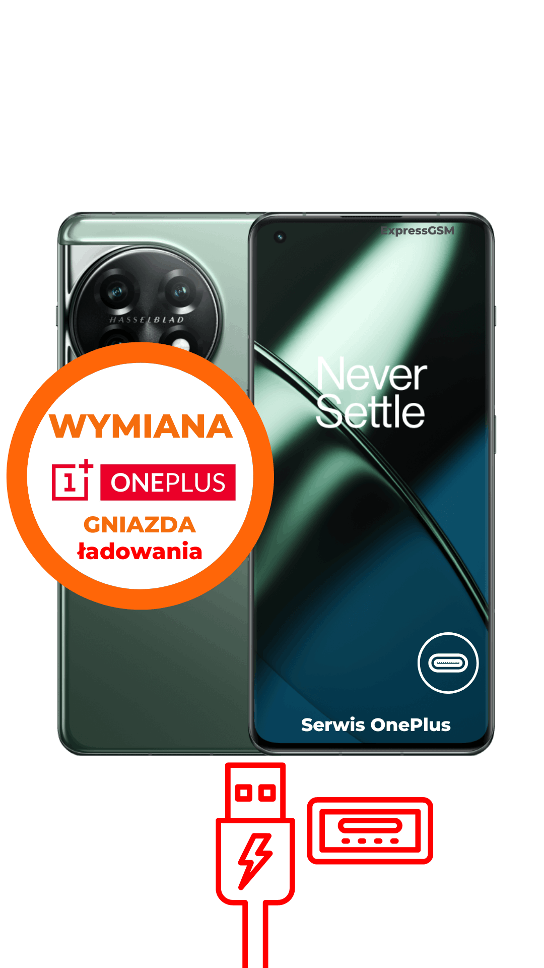 wymiana portu ładowania OnePlus w Warszawie