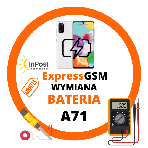 Wymiana baterii Samsung A71 wysyłkowa naprawa