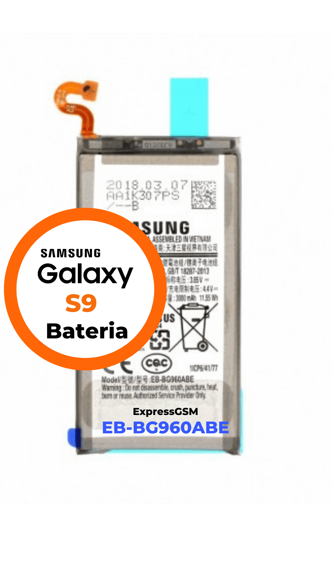 Samsung S9 Bateria