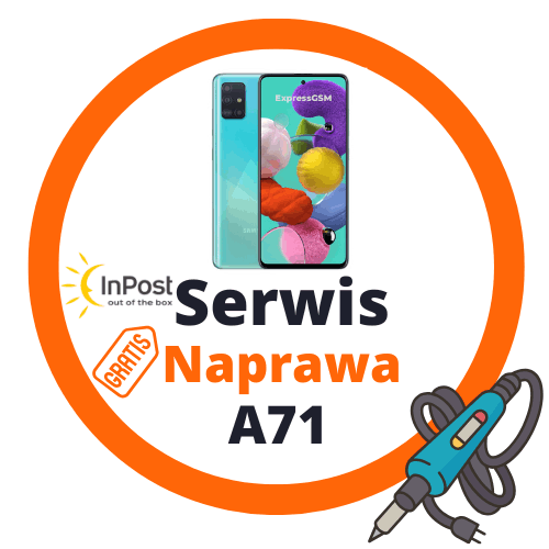 Naprawa Samsung A71 cennik