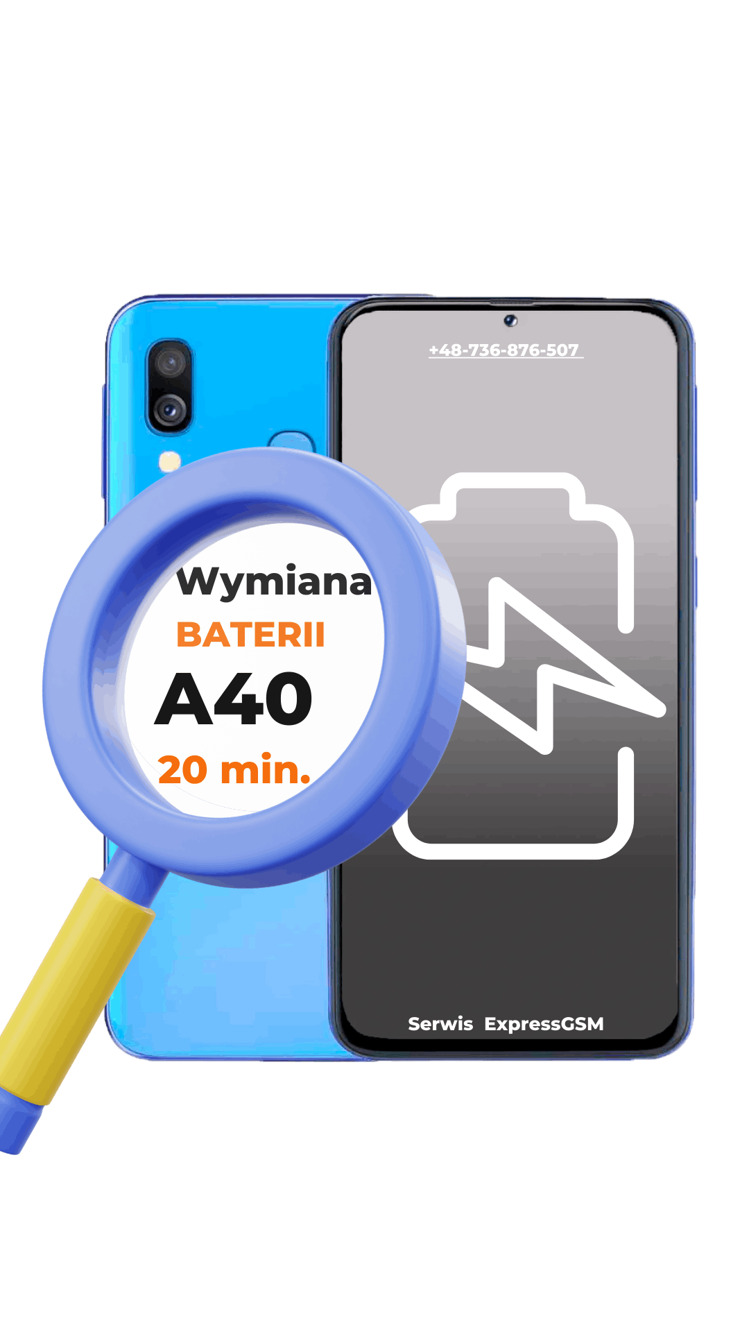 Wymiana Baterii Samsung A40