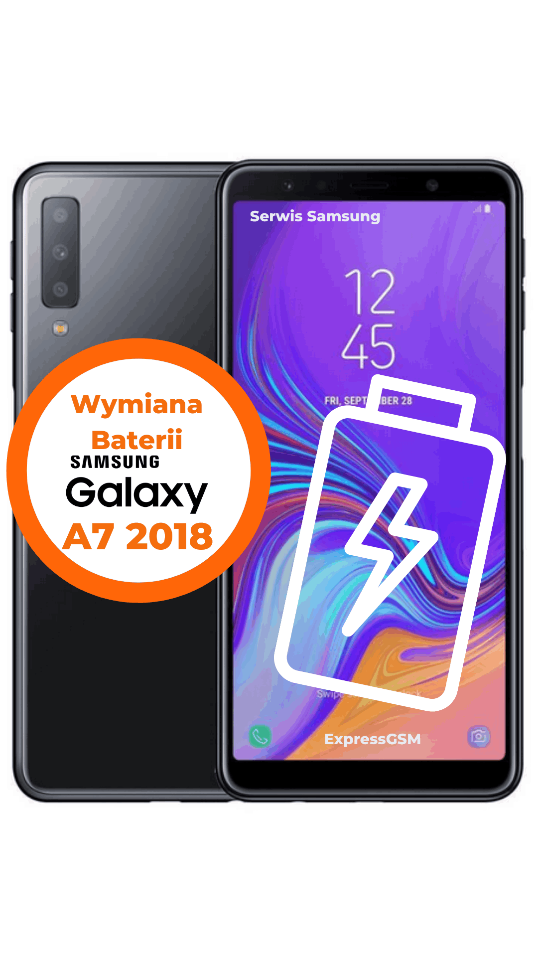 Wymiana Baterii Samsung A7 2018