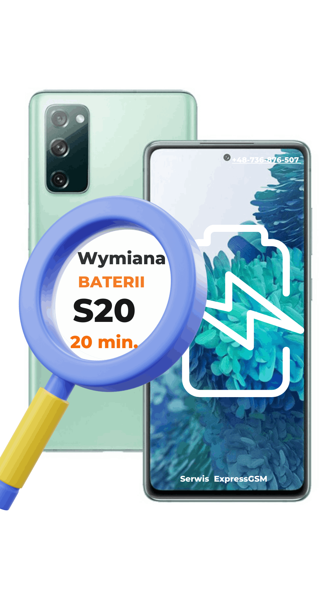 Wymiana Baterii Samsung S20