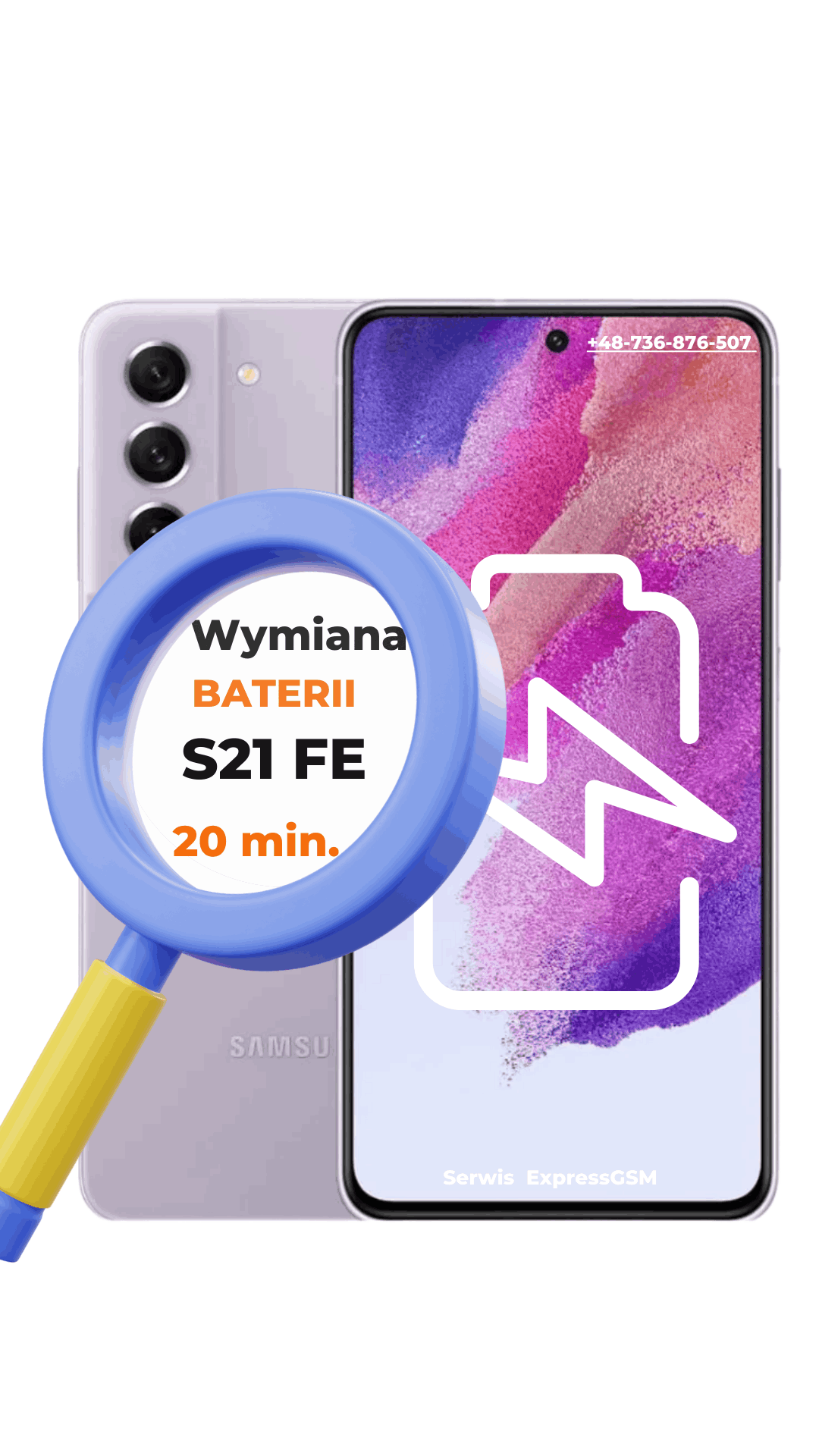 Wymiana Baterii Samsung S21 FE 5G