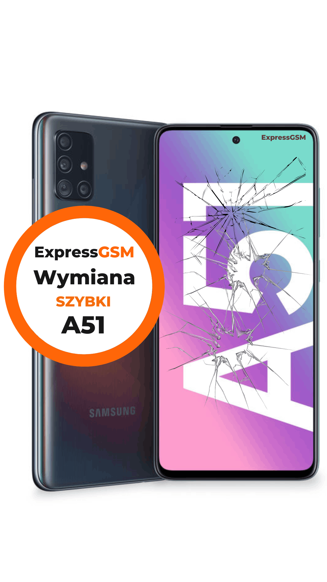 Samsung A51 wymiana szybki