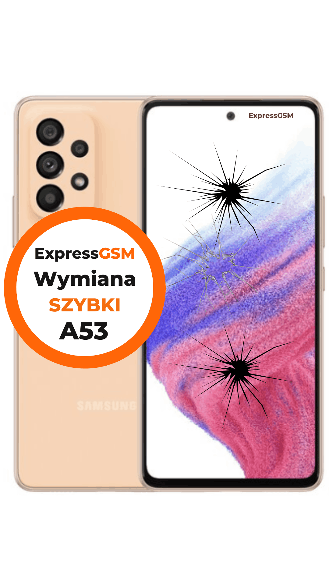 wymiana szybki Samsung A53