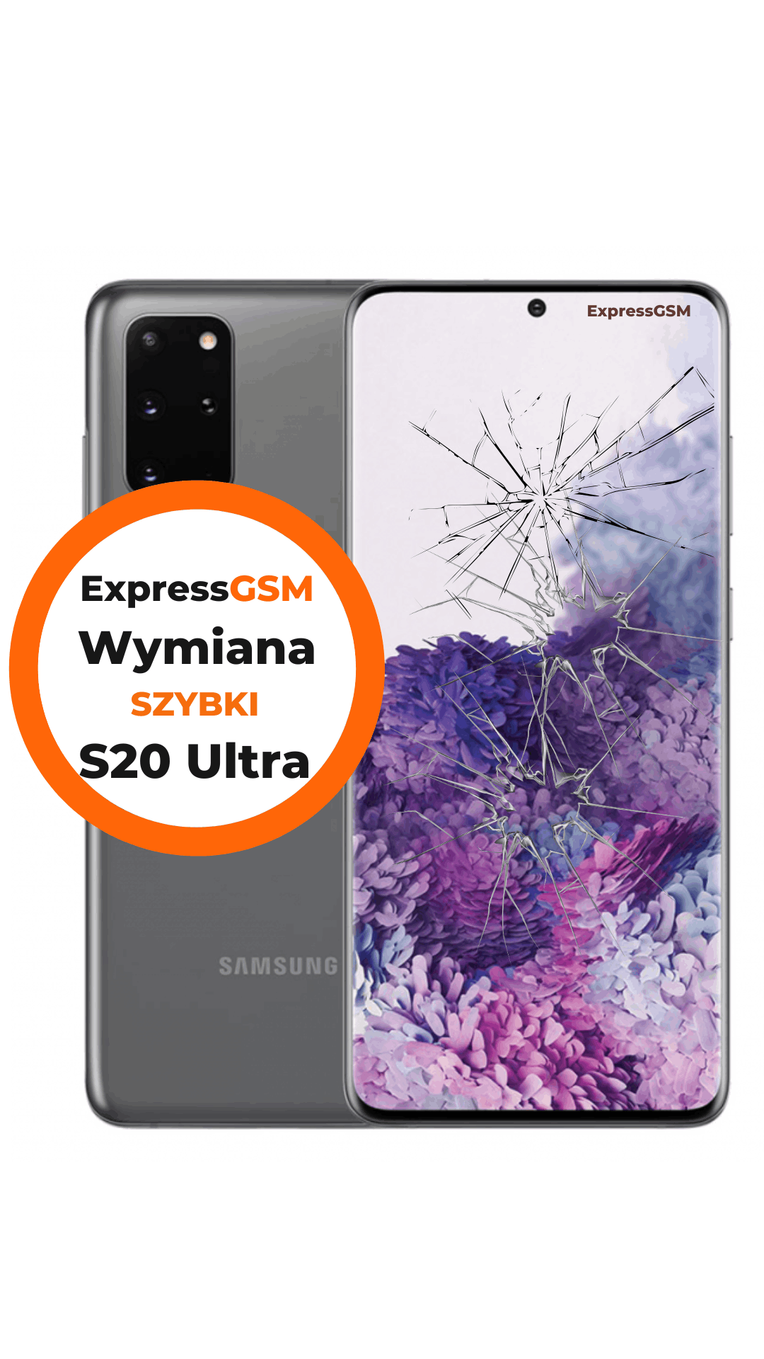 Wymiana szybki Samsung S20 Ultra