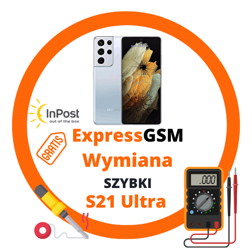 Ile kosztuje wymiana szybki Samsung S21 Ultra
