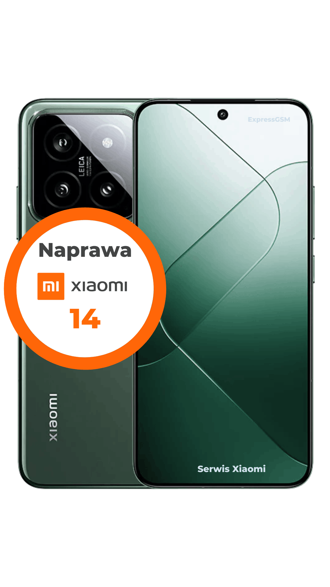 Wymiana szybki Xiaomi 14 w serwisie Warszawa