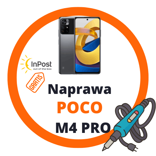 Wymiana szybki POCO M4 Pro w serwisie Warszawa