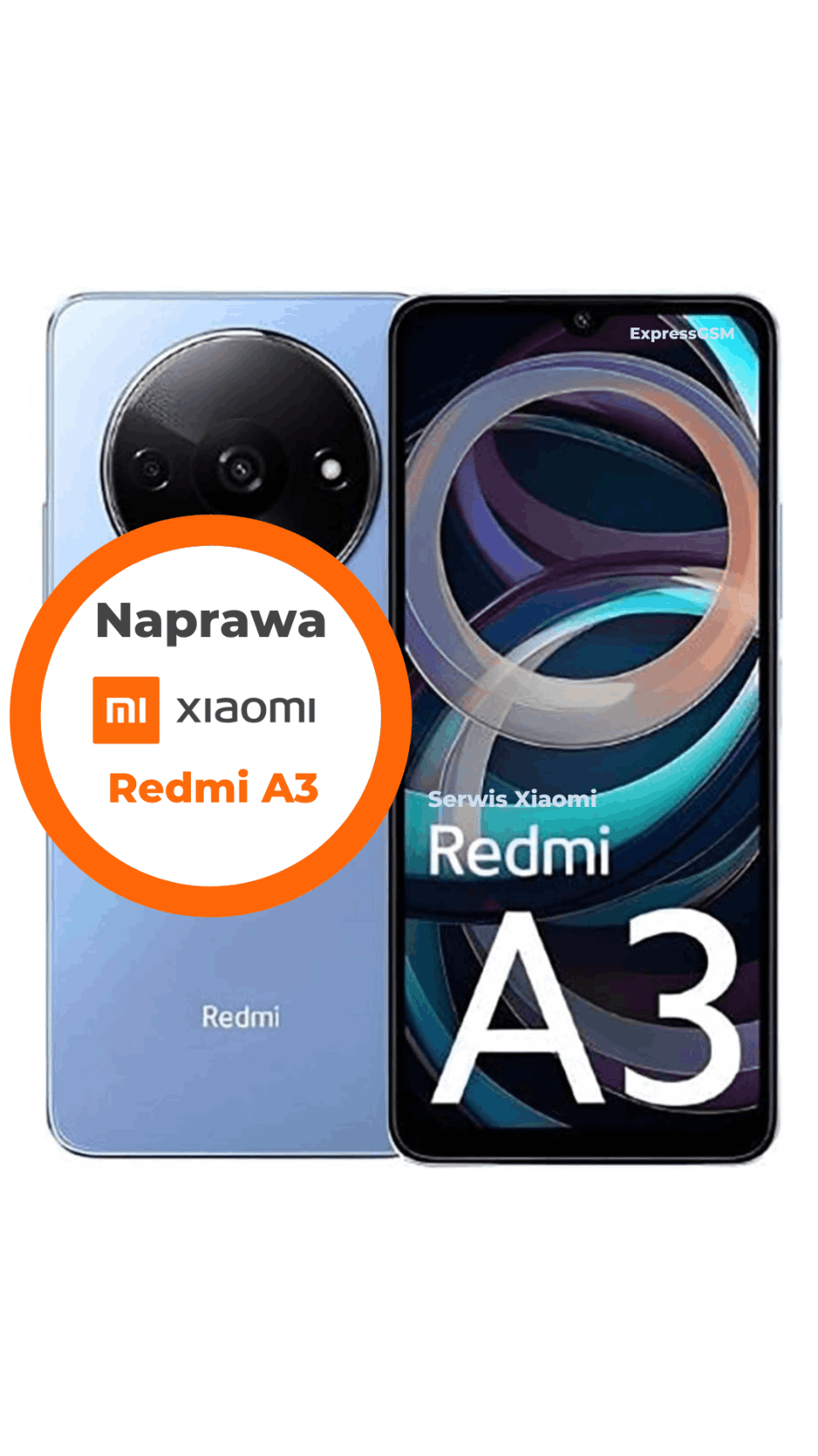 Wymiana szybki Xiaomi Redmi A3 w serwisie Warszawa