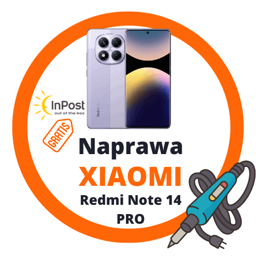 Profesjonalna naprawa ekranu Xiaomi Redmi Note 14 Pro – oryginalne części