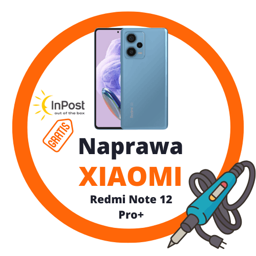 Profesjonalna naprawa ekranu Xiaomi Redmi Note 12 Pro+ – oryginalne części