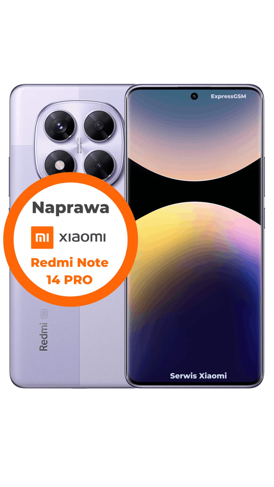 Wymiana szybki Xiaomi Redmi Note 14 Pro w serwisie Warszawa