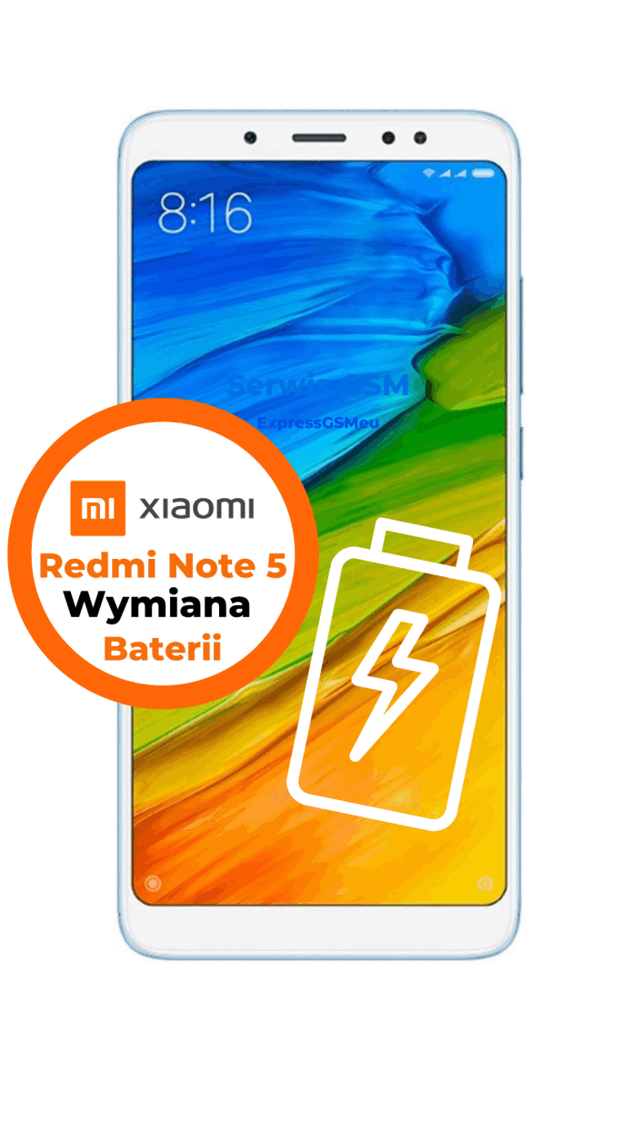 Wymiana baterii Xiaomi redmi note 5