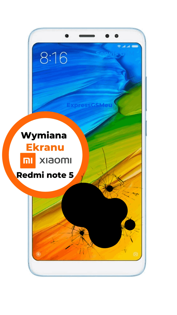 Wymiana wyświetlacza Xiaomi redmi Note 5