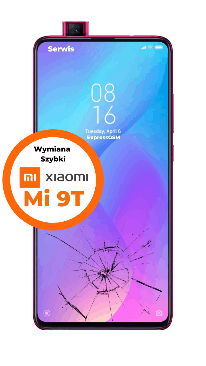 Wymiana szybki Xiaomi Mi 9T