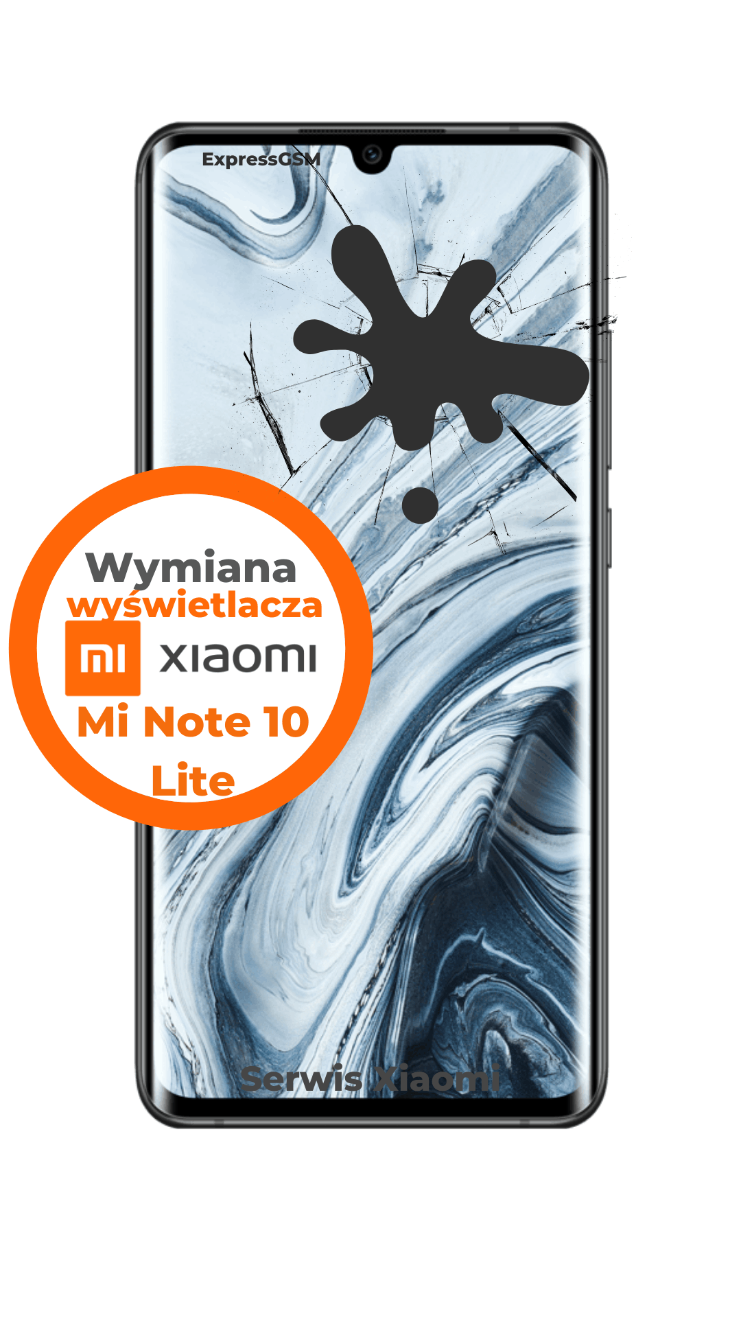 Wymiana wyświetlacza Xiaomi Mi Note 10 Lite