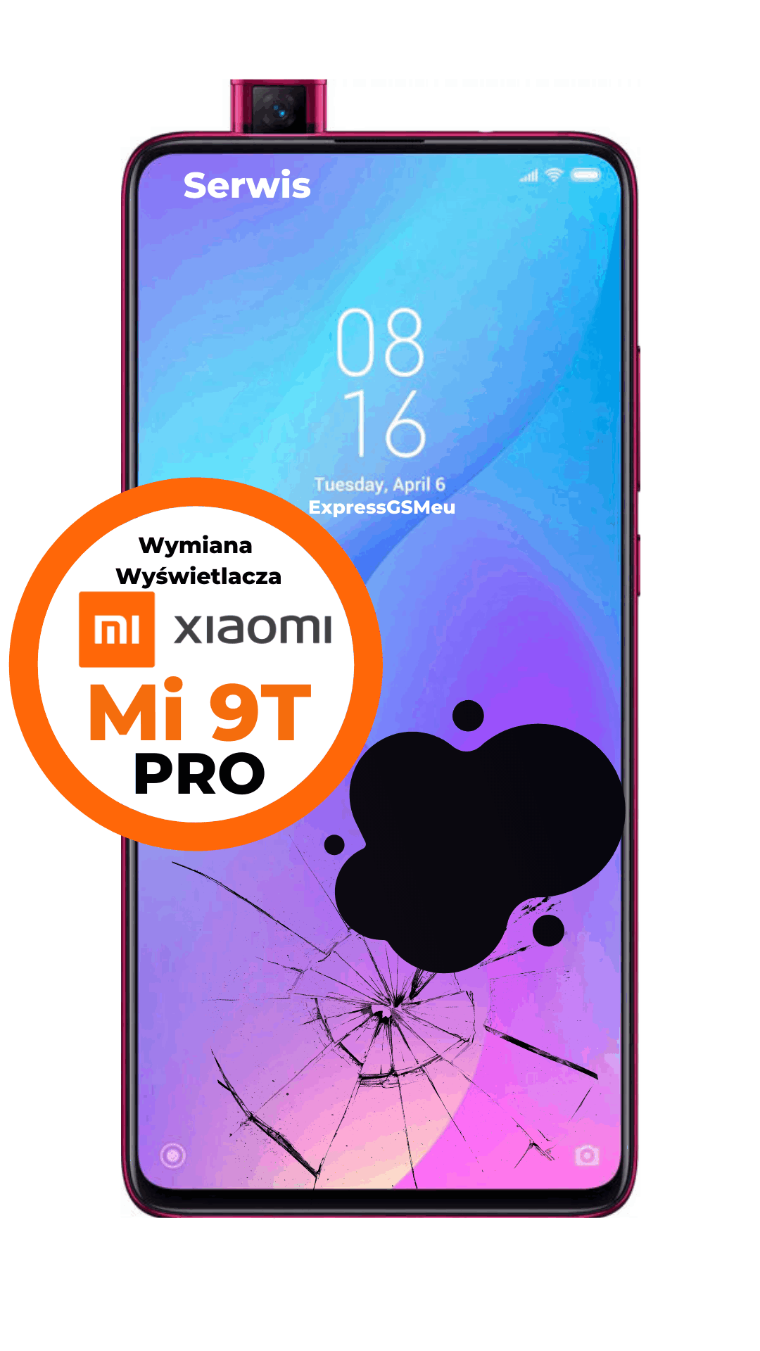 Wymiana wyświetlacza Xiaomi Mi9T pro